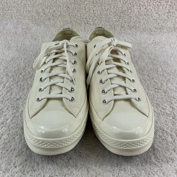 Converse Comme Des Garcons Play White Canvas Mens 11 / Womens 13 - Picture 2 of 7